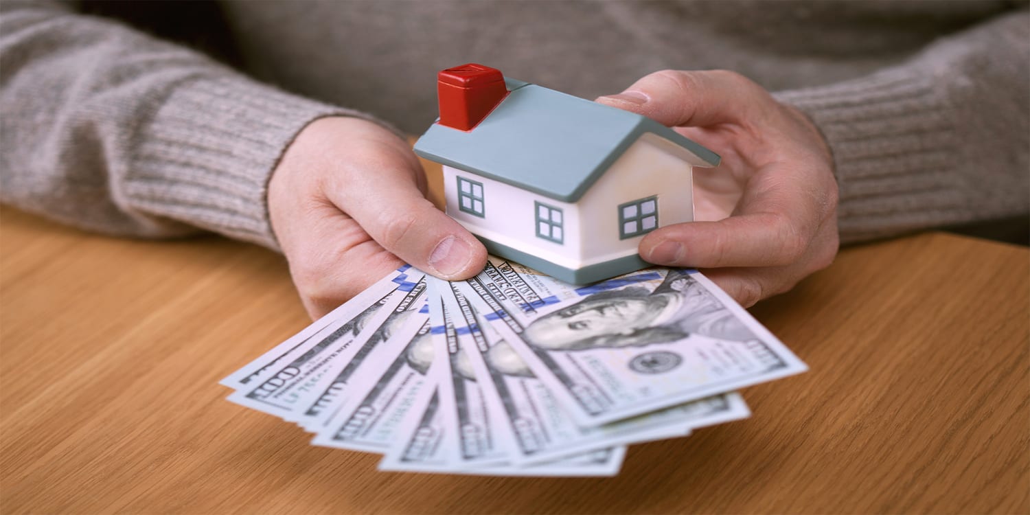 Cash home sale concept - best cash price for house